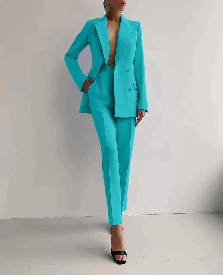 Damen Blazer Hose Set