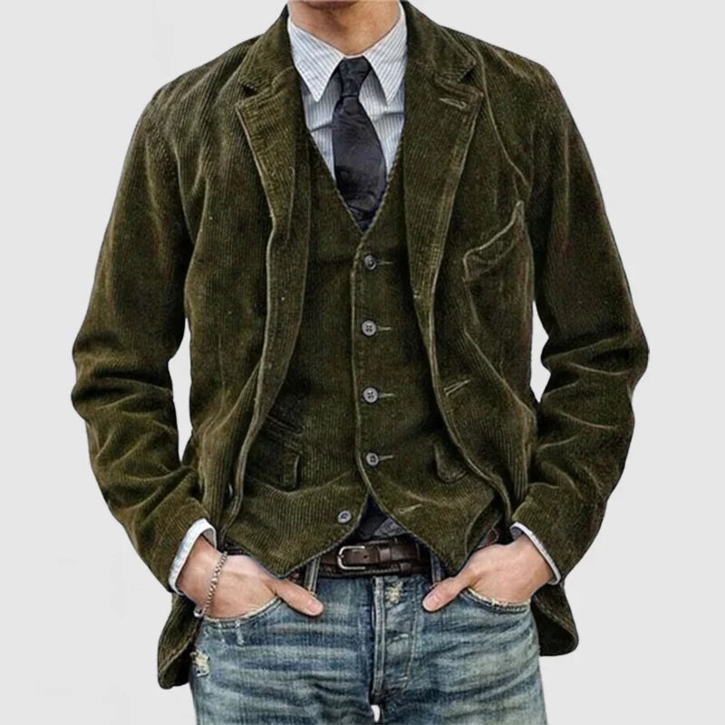 Herren Jacke Weste Set Maßgeschneidert