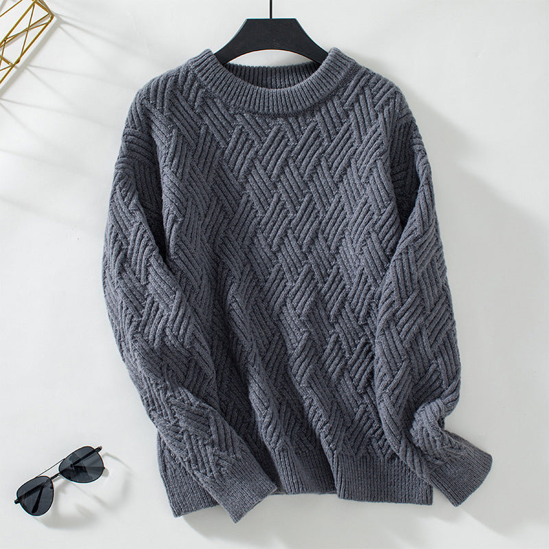 Eveloria Damen Strickpullover Lockerer Schnitt