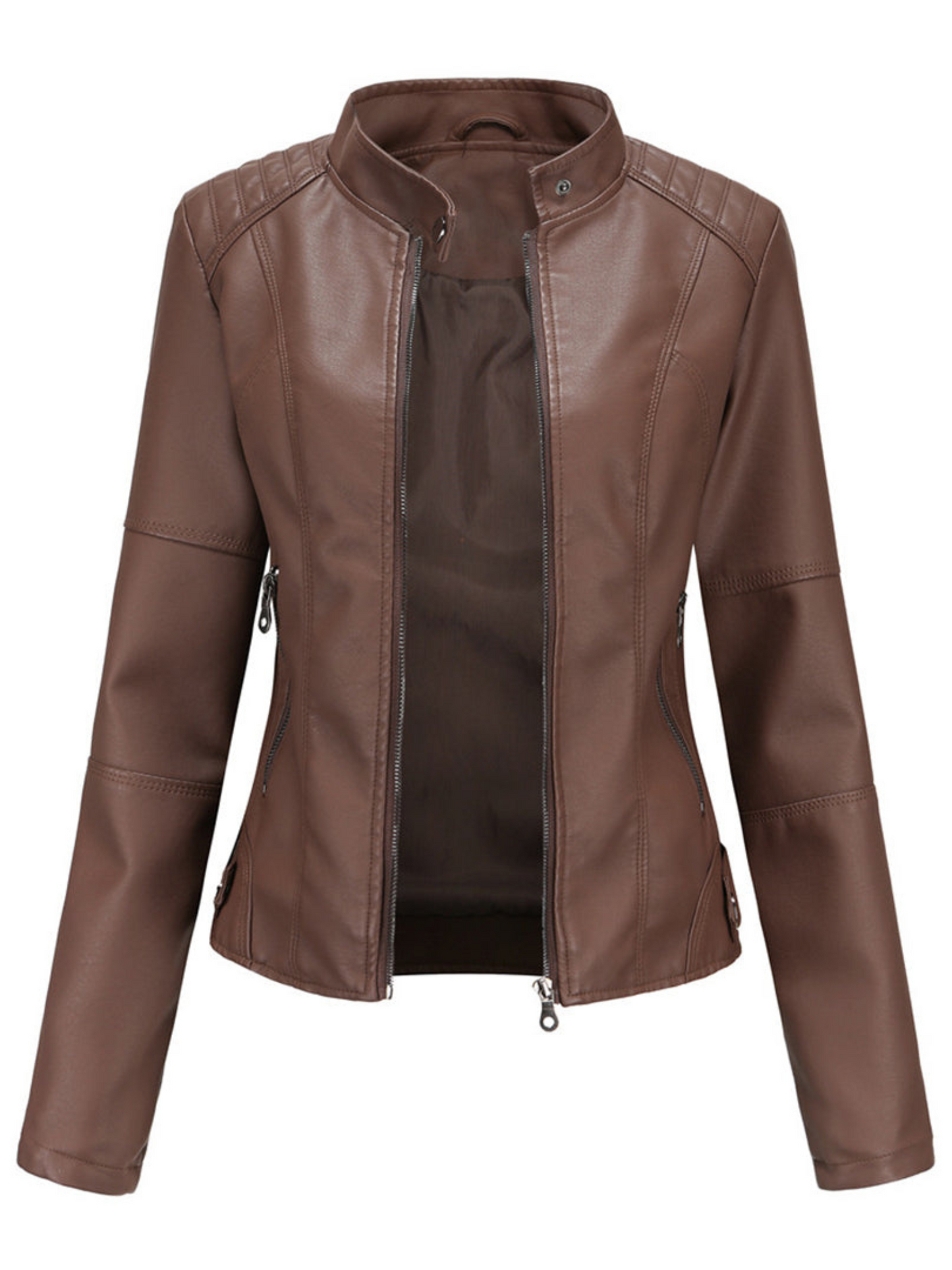Eveloria Damen Lederjacke Für Kühlere Tage