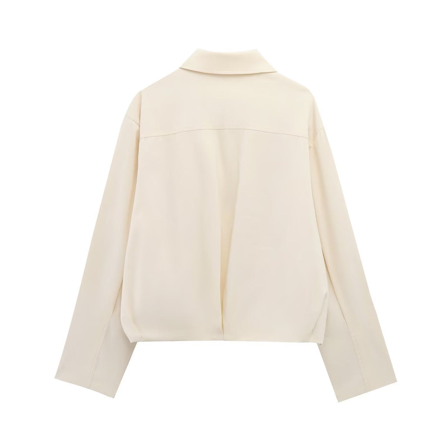 Damen Blazer Mit Reißverschluss Klassischer Kragen