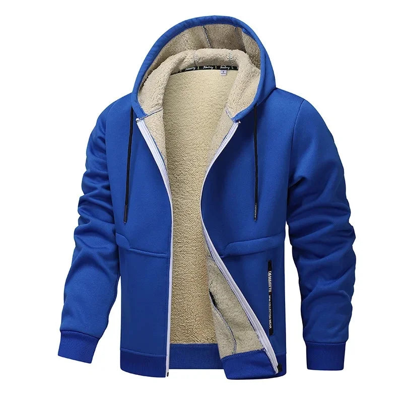 Eveloria Herren Winterfleecejacke Wasserabweisend