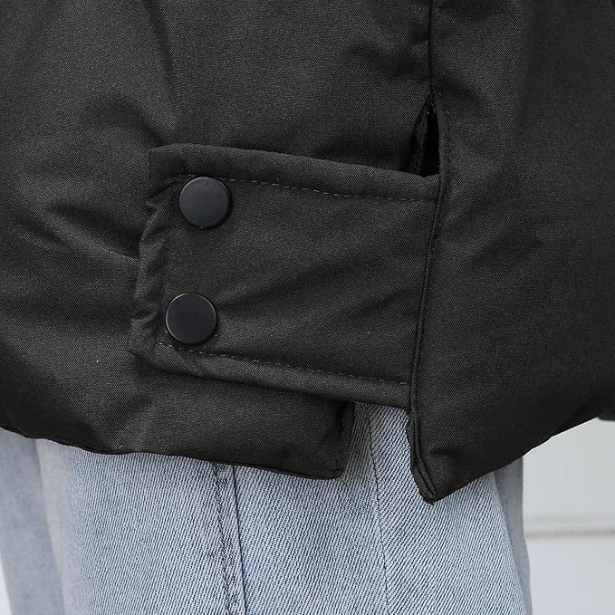 Herren Daunenjacke Mit Kapuze Gepolstert