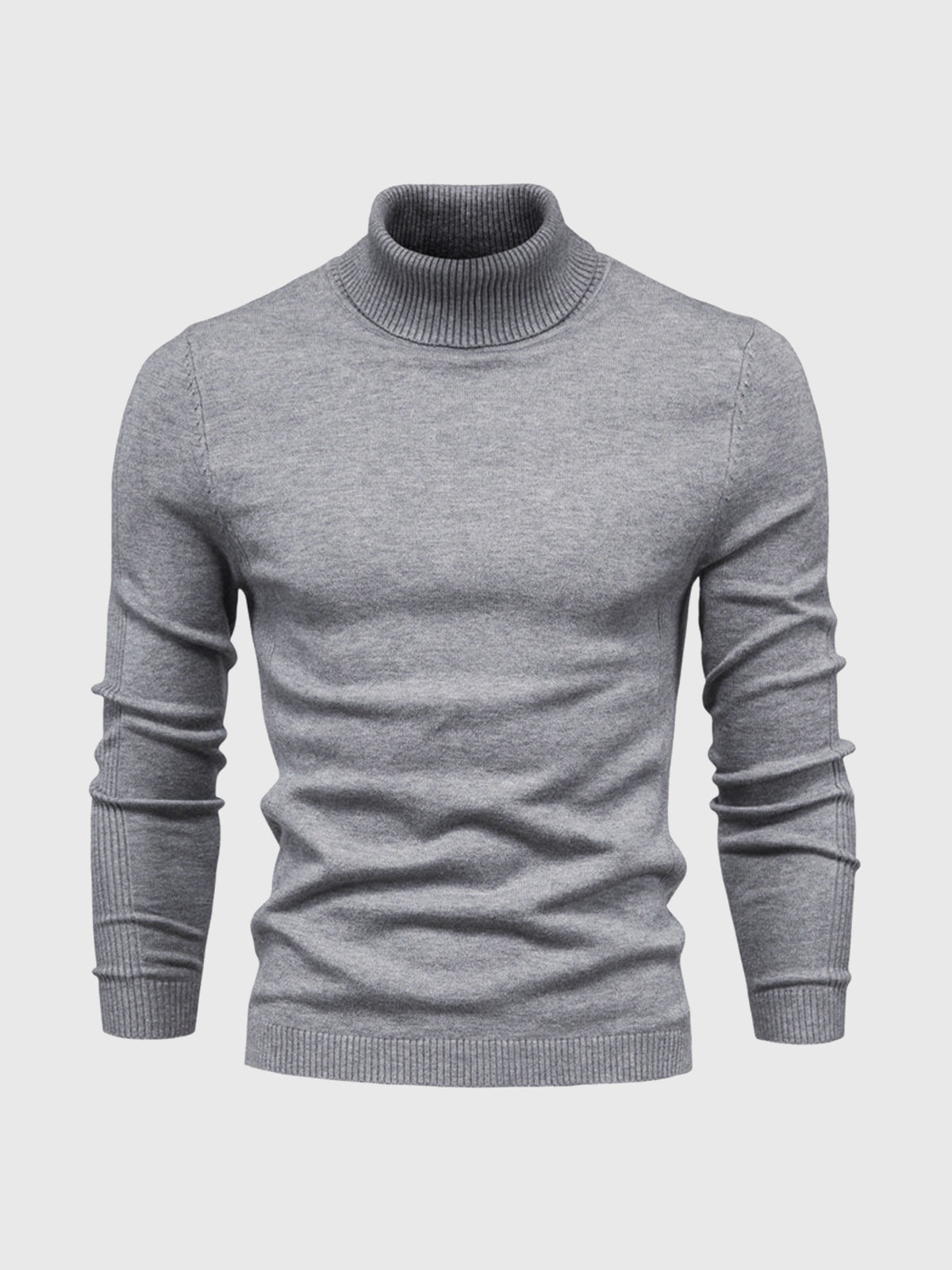 Eveloria Herren Rollkragenpullover Regulär Passform