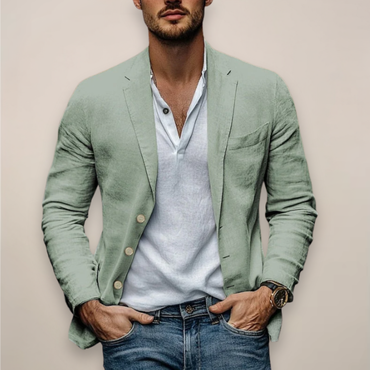 Herren Blazer Sommer Modern Lutz