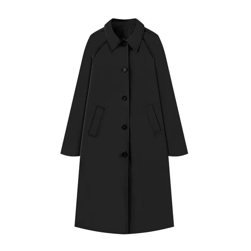 Eveloria Damen Trenchcoat Gefüttert Karomuster
