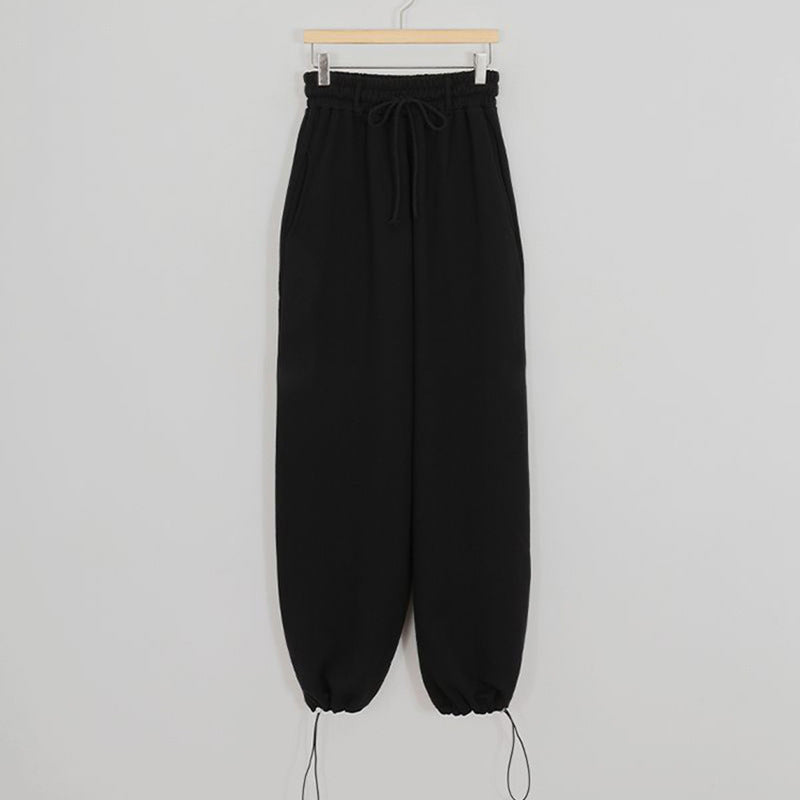 Damen Sweatpants Elastischer Bund Weit Bequem Eveloria