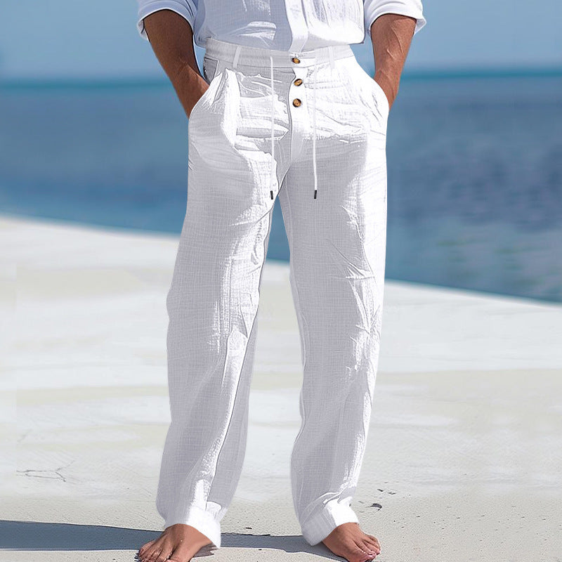 Herrenhose Hochbund Bequem Mit Taschen