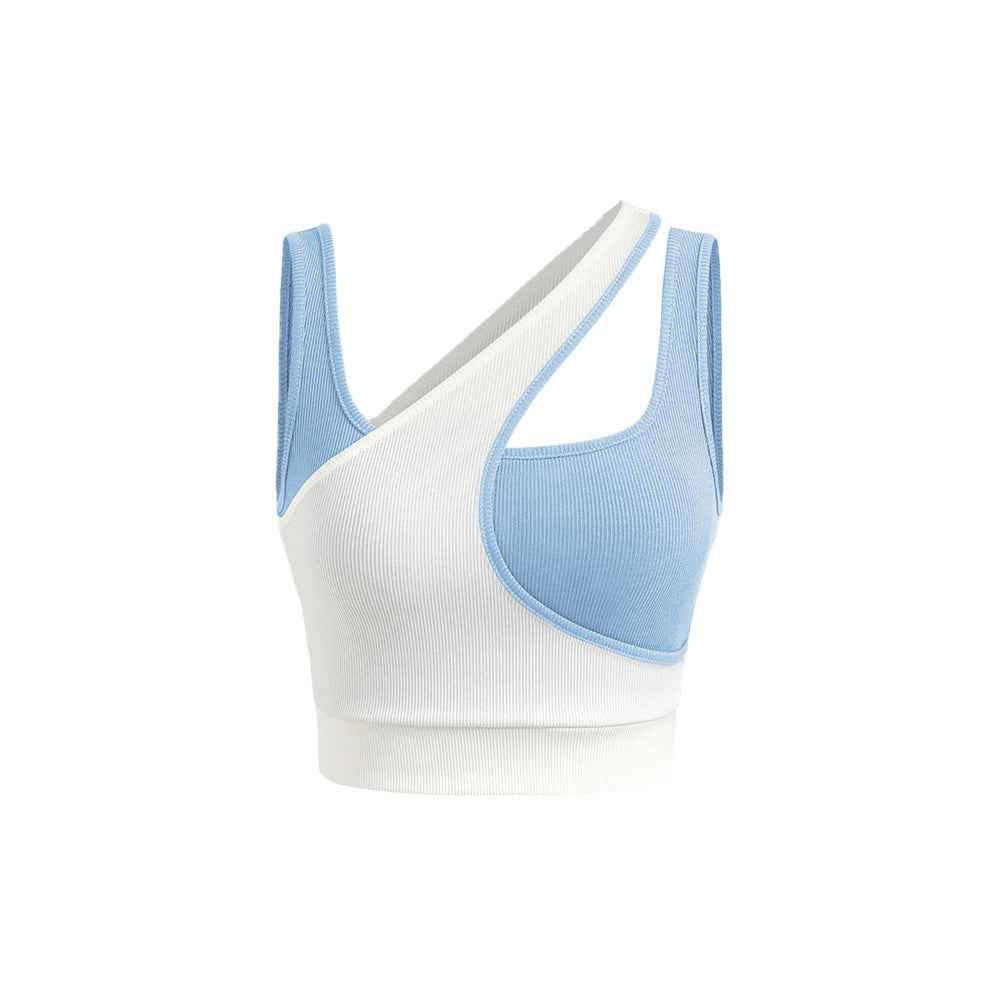 Damen Sport-Bustier Asymmetrisch Verstellbare Träger Eveloria