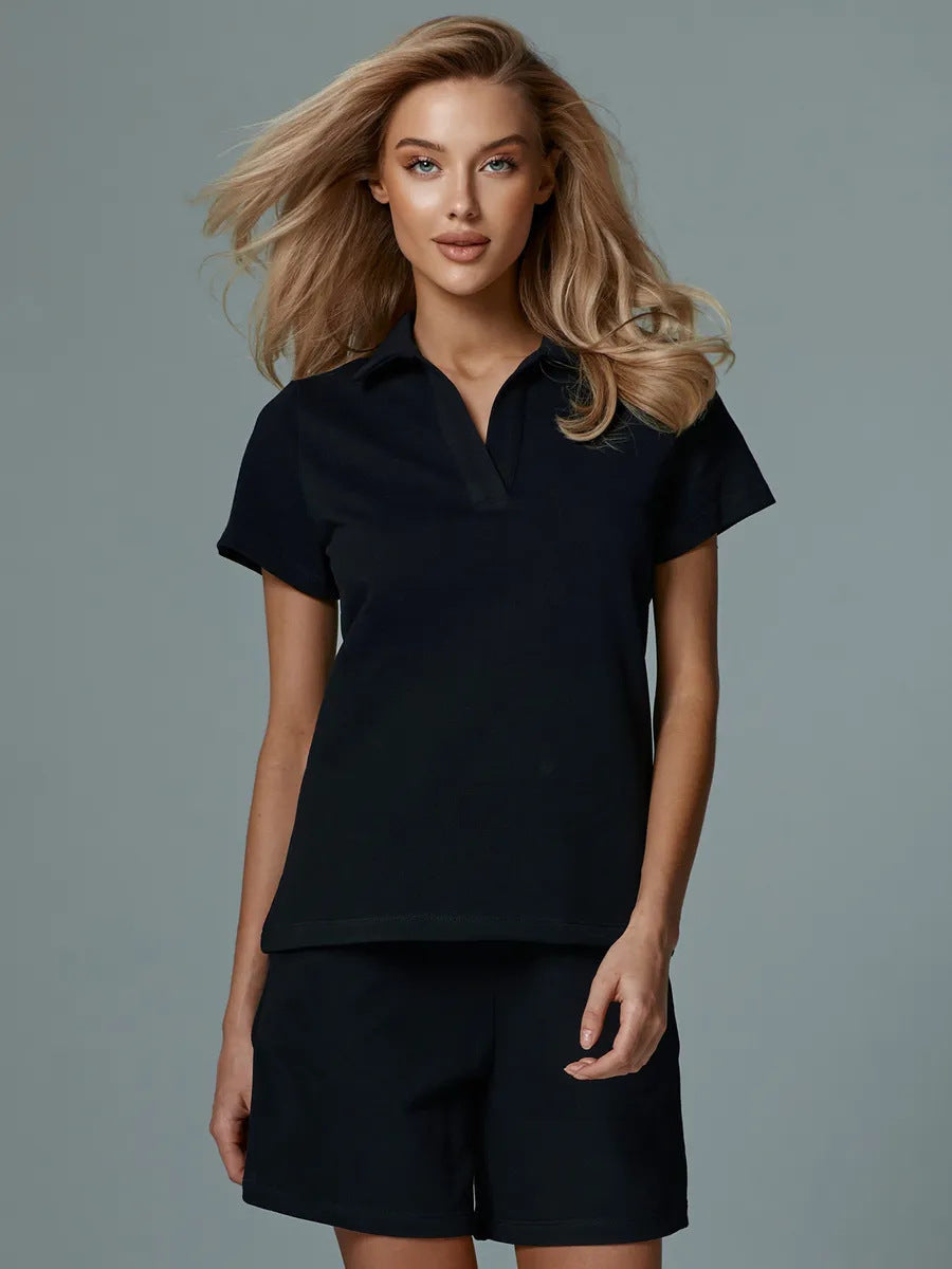 Damen Sport-Set Kurzarm Elastisch Eveloria