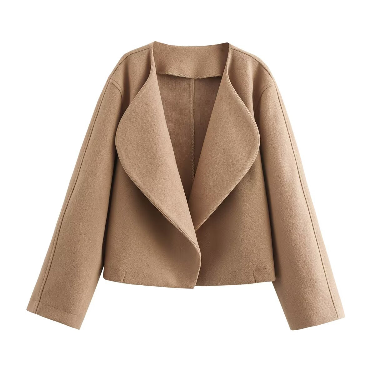 Damen Kurzjacke Stehkragen Modern Eveloria