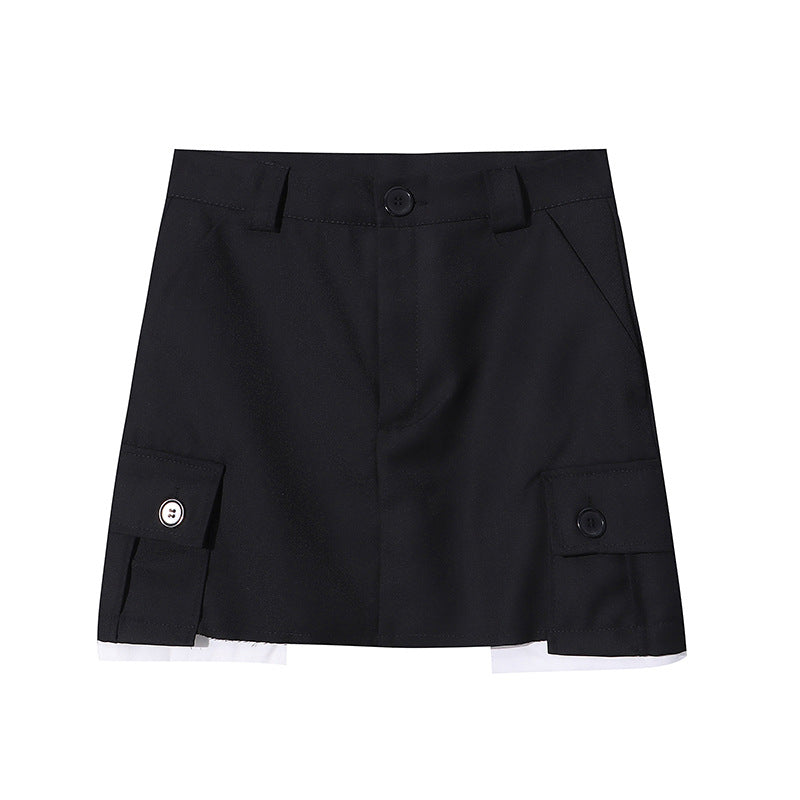 Damen Midirock Cargo-Elemente Tailliert Eveloria