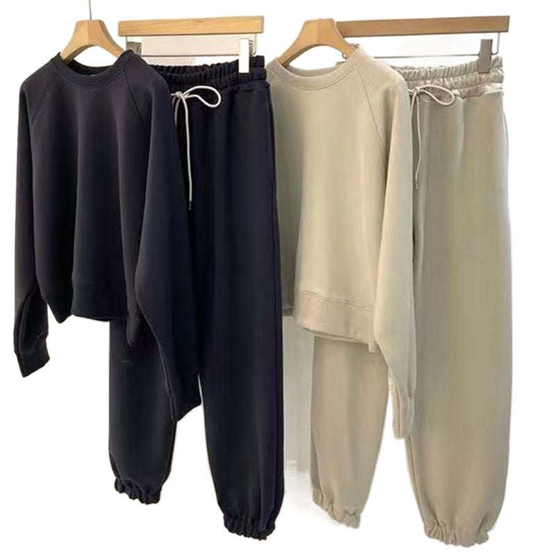 Damen Freizeit-Set Elastischer Bund Lässiger Schnitt Eveloria