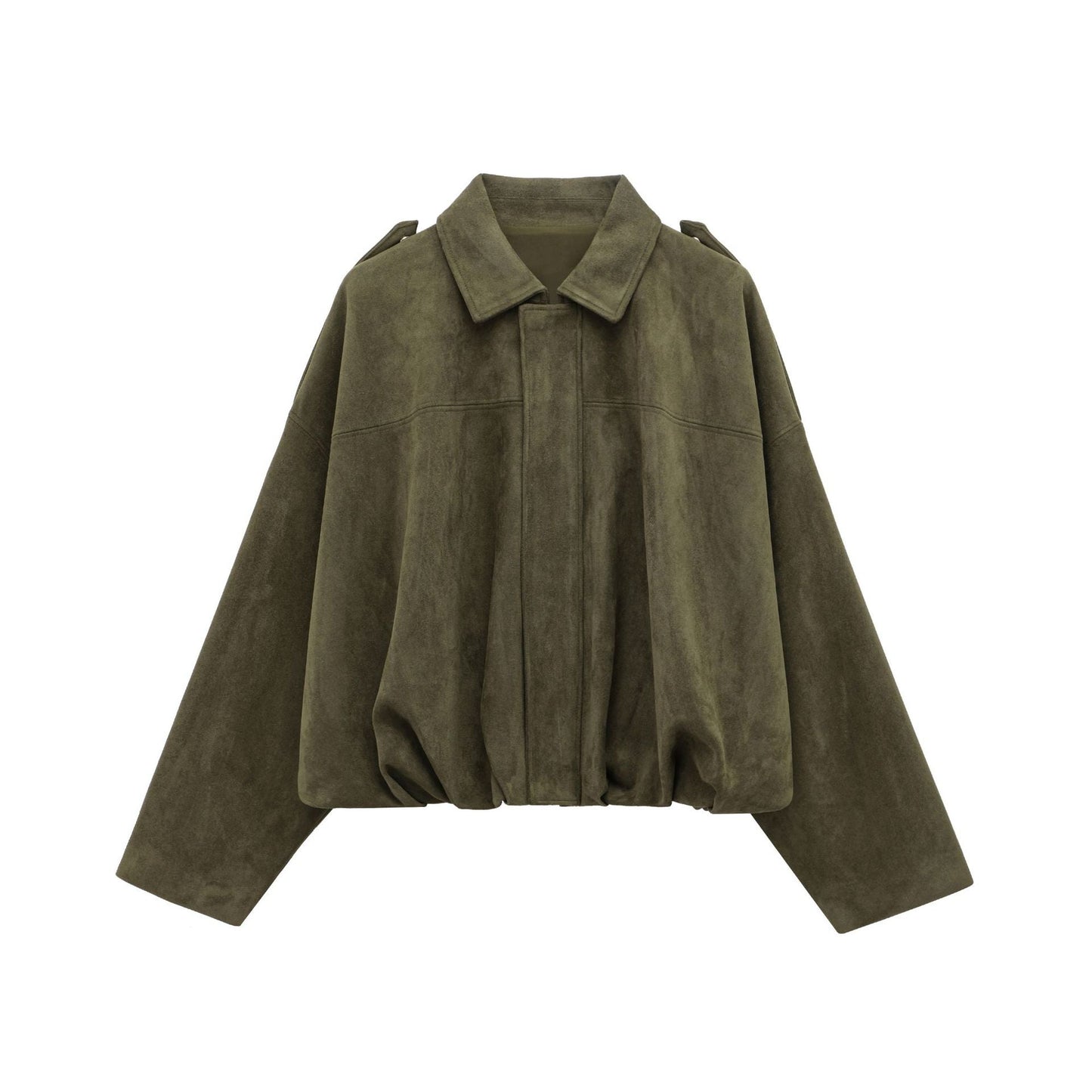 Damen Blousonjacke Weiches Material Modern Eveloria