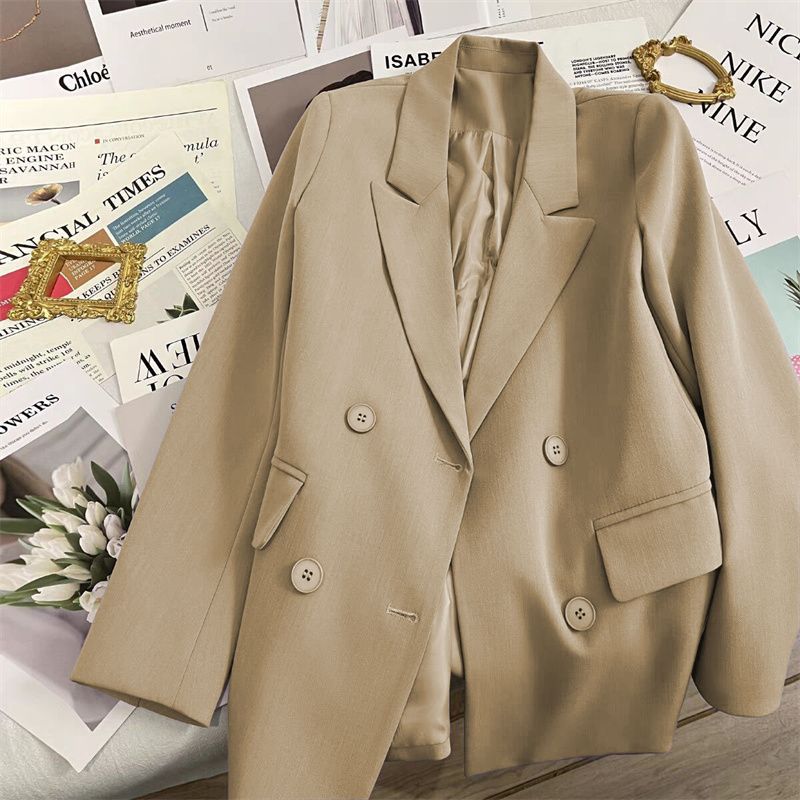 Damen Blazer Zweireihig Elegant Schnitt Eveloria
