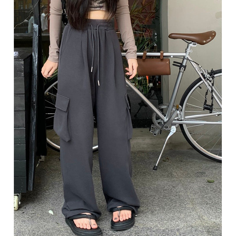 Damen Cargo-Hose seitliche Taschen Eveloria