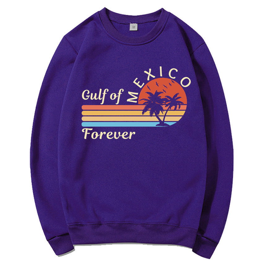 Damen Sweatshirt Tropisches Grafikdesign Modern Aufdruck