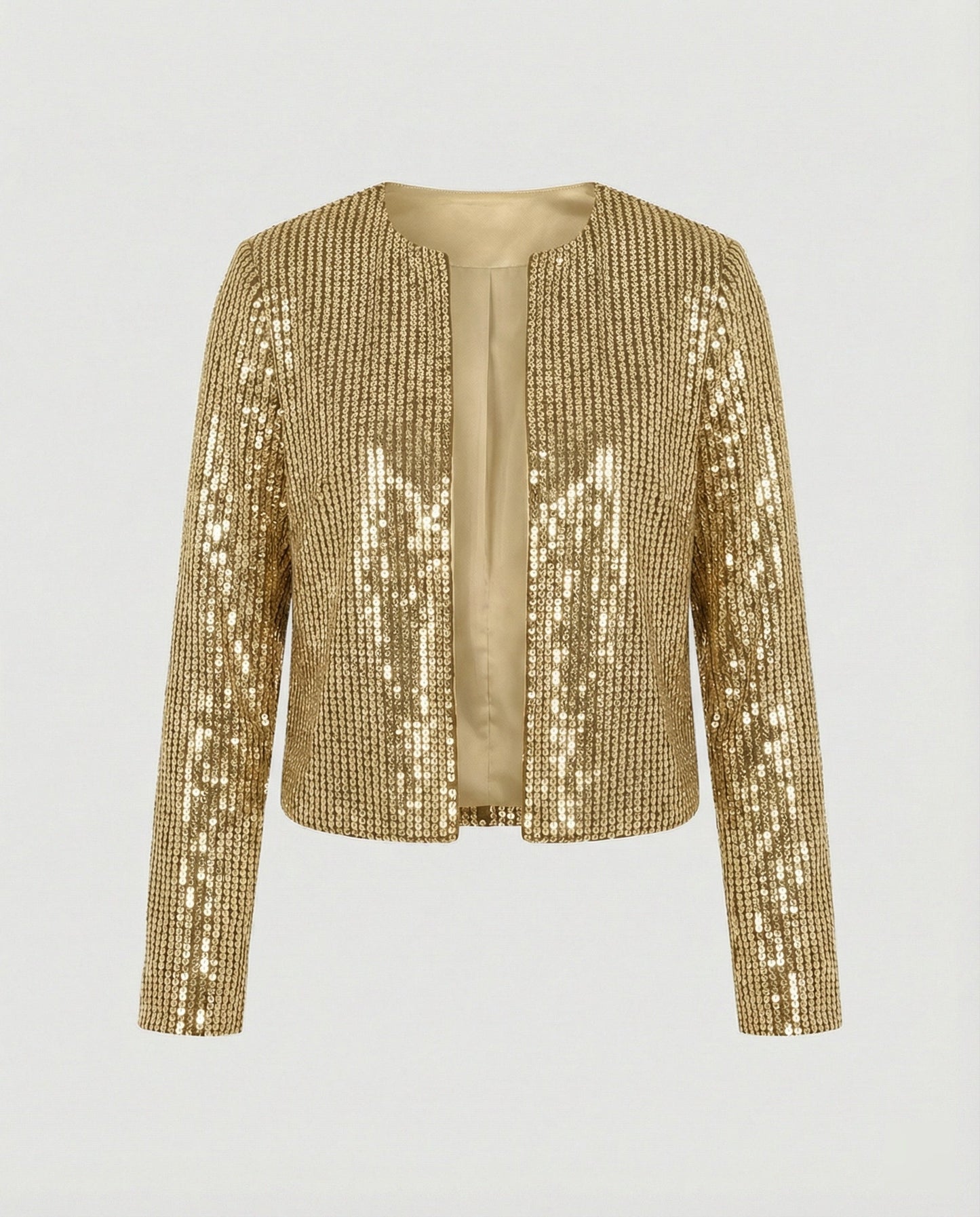 Damen Strickjacke Glitzer Effekt Eveloria