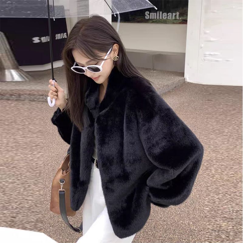 Damen Teddyjacke Kuschelig Eveloria