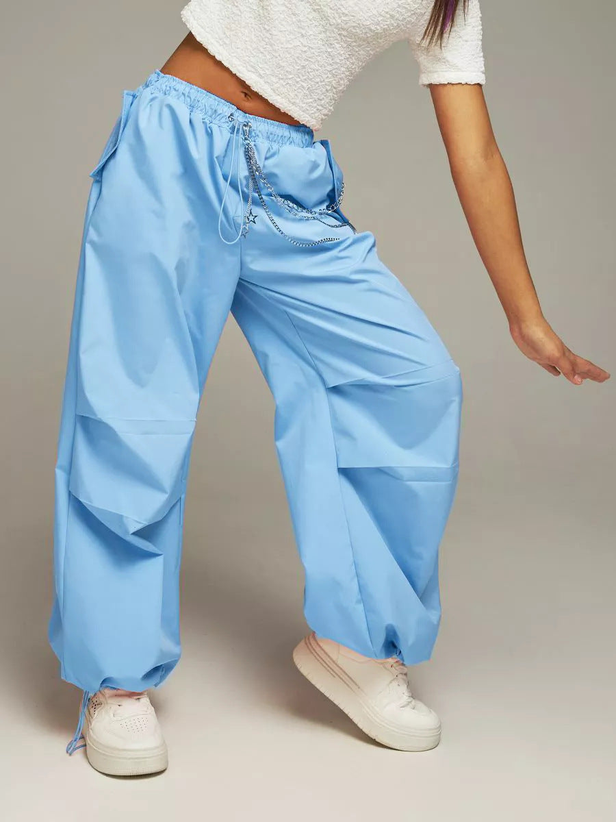 Damen Weite Hose Bequem Eveloria