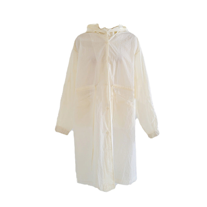 Damen Übergangsjacke Leicht Transparent Eveloria