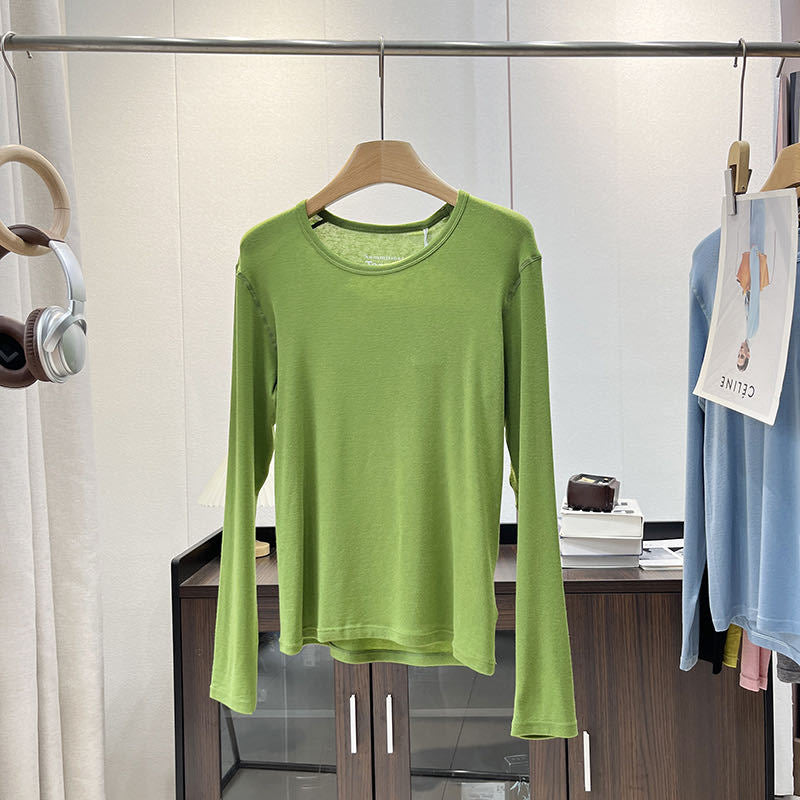 Damen Langarmshirt Weiches Jersey Ergonomisch Eveloria