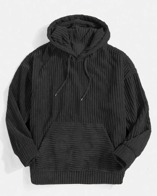 Damen Kapuzenpullover Rippdesign Modern Eveloria