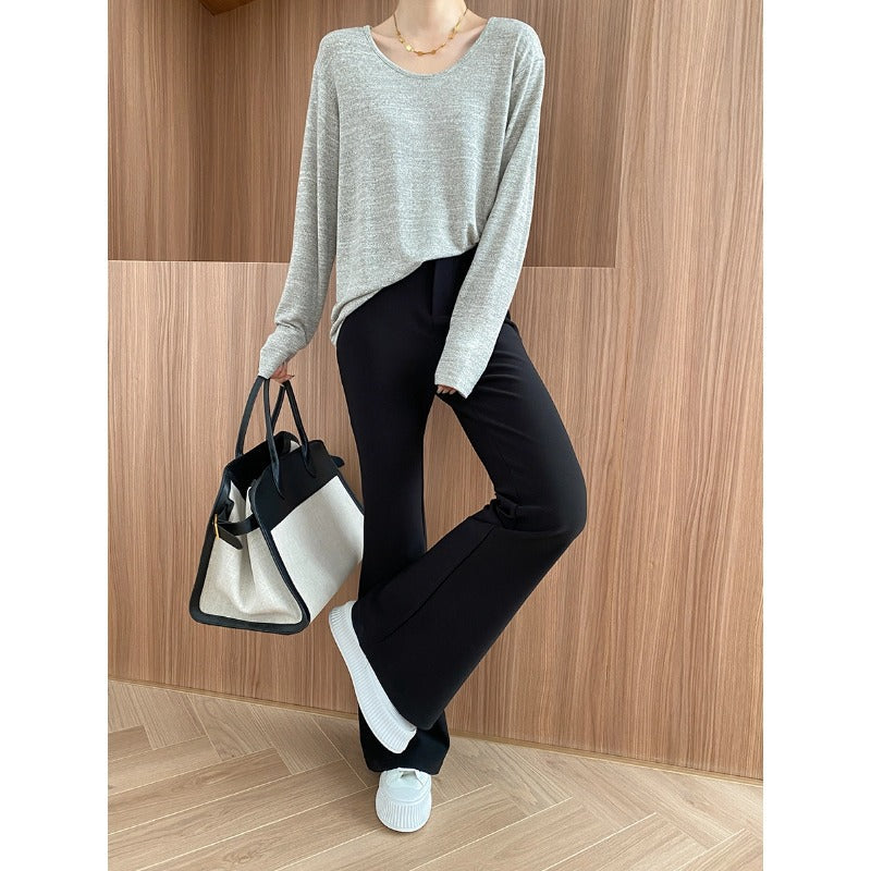 Damen Palazzo-Hose Gestreift Eveloria