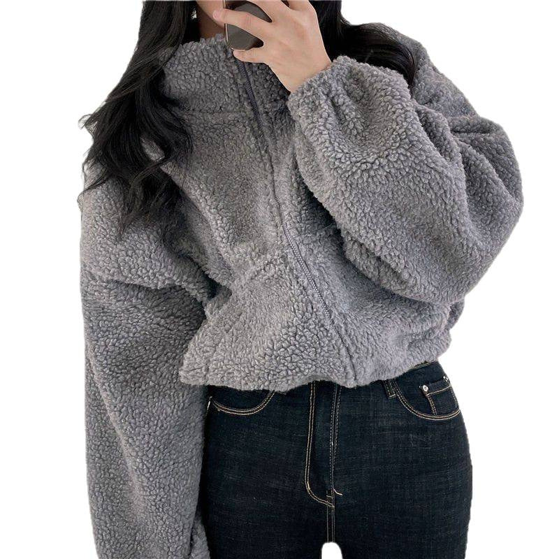 Damen Oversized Fleecejacke Eveloria