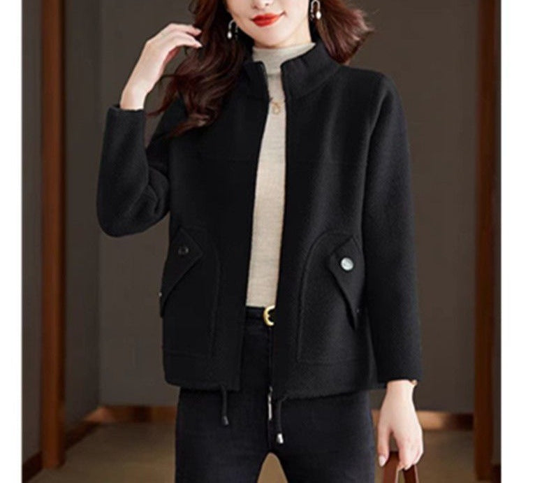 Eveloria Damen Fleecejacke Bequem Elegant