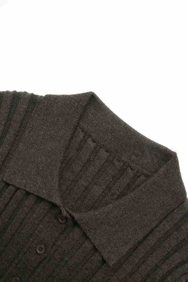 Damen Rippstrickhemden Slim Fit Eveloria