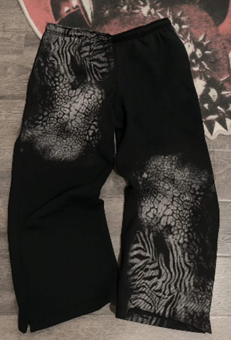 Damen Freizeithose Kreatives Tiermuster Eveloria