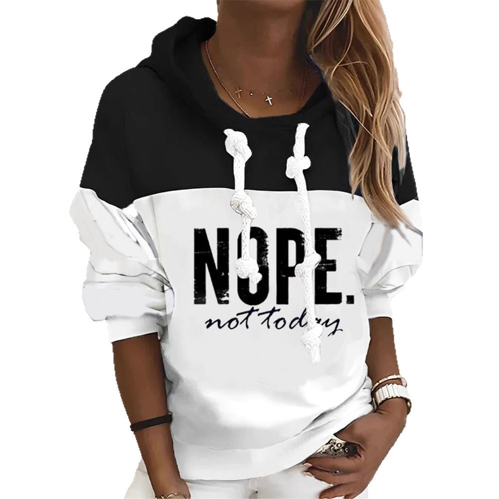 Damen Kapuzenpullover mit Schriftzug