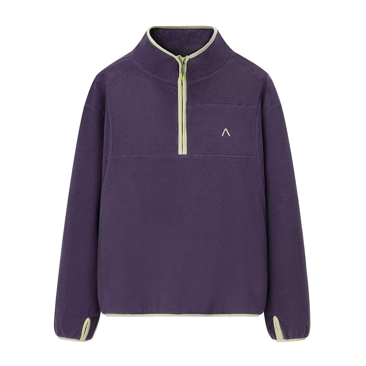 Damen Fleece-Pullover Hochkragen Reißverschluss Eveloria