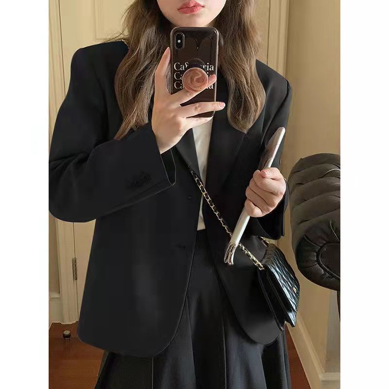 Damen Blazer Elegant Schnitt Eveloria
