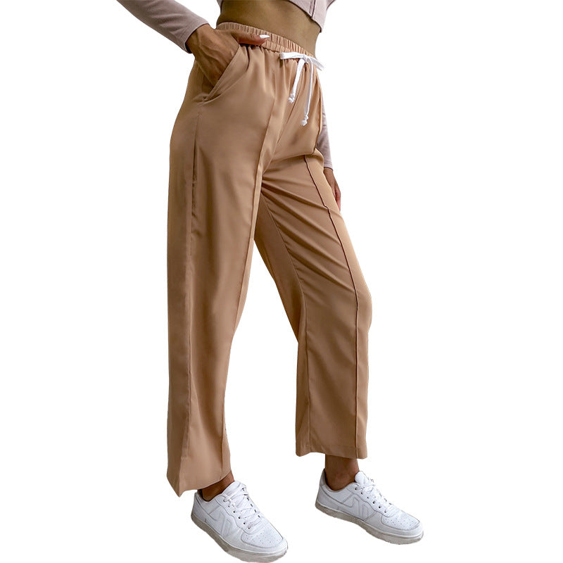 Damen Sporthose Hochtaillig Elastisch Eveloria