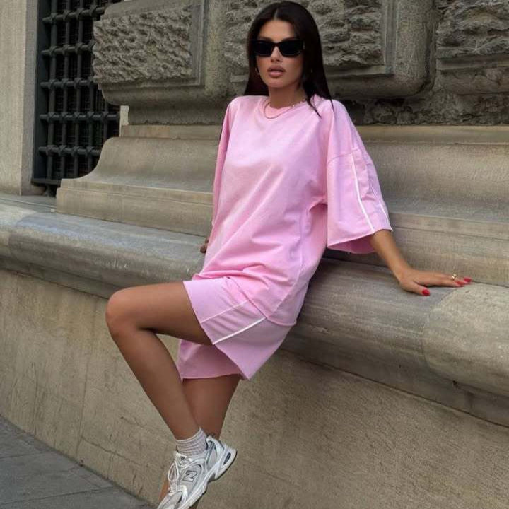 Damen Kurzarm-Set mit Shorts Modern Eveloria