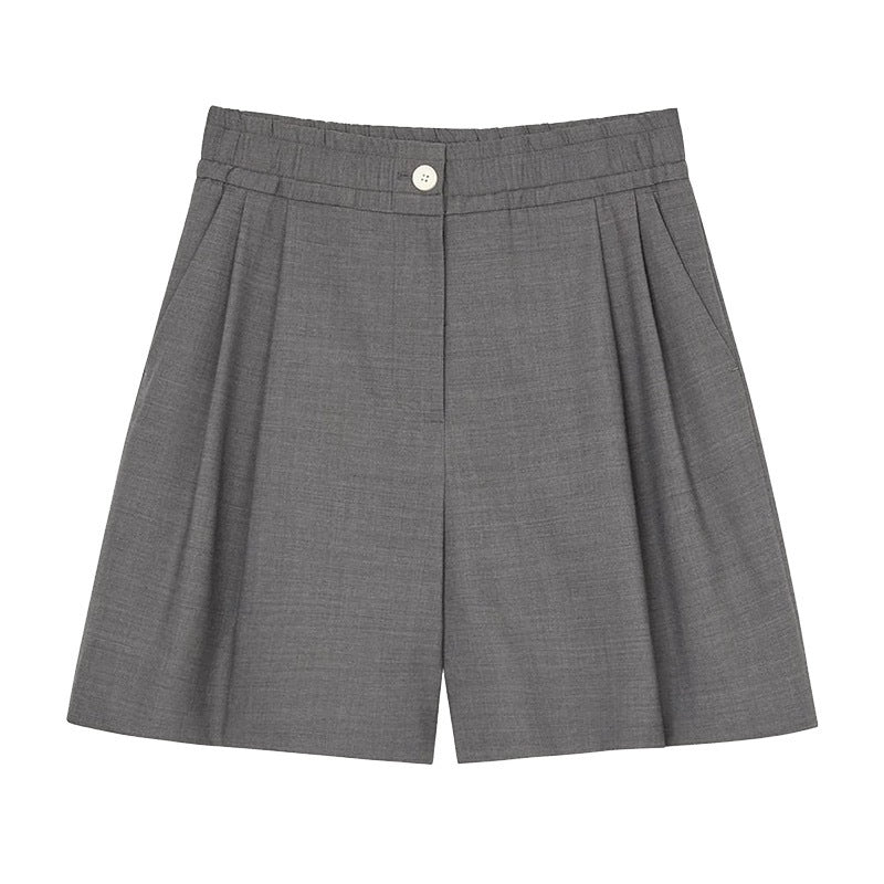 Damen Hotpants Hoher Bund Praktische Taschen Eveloria