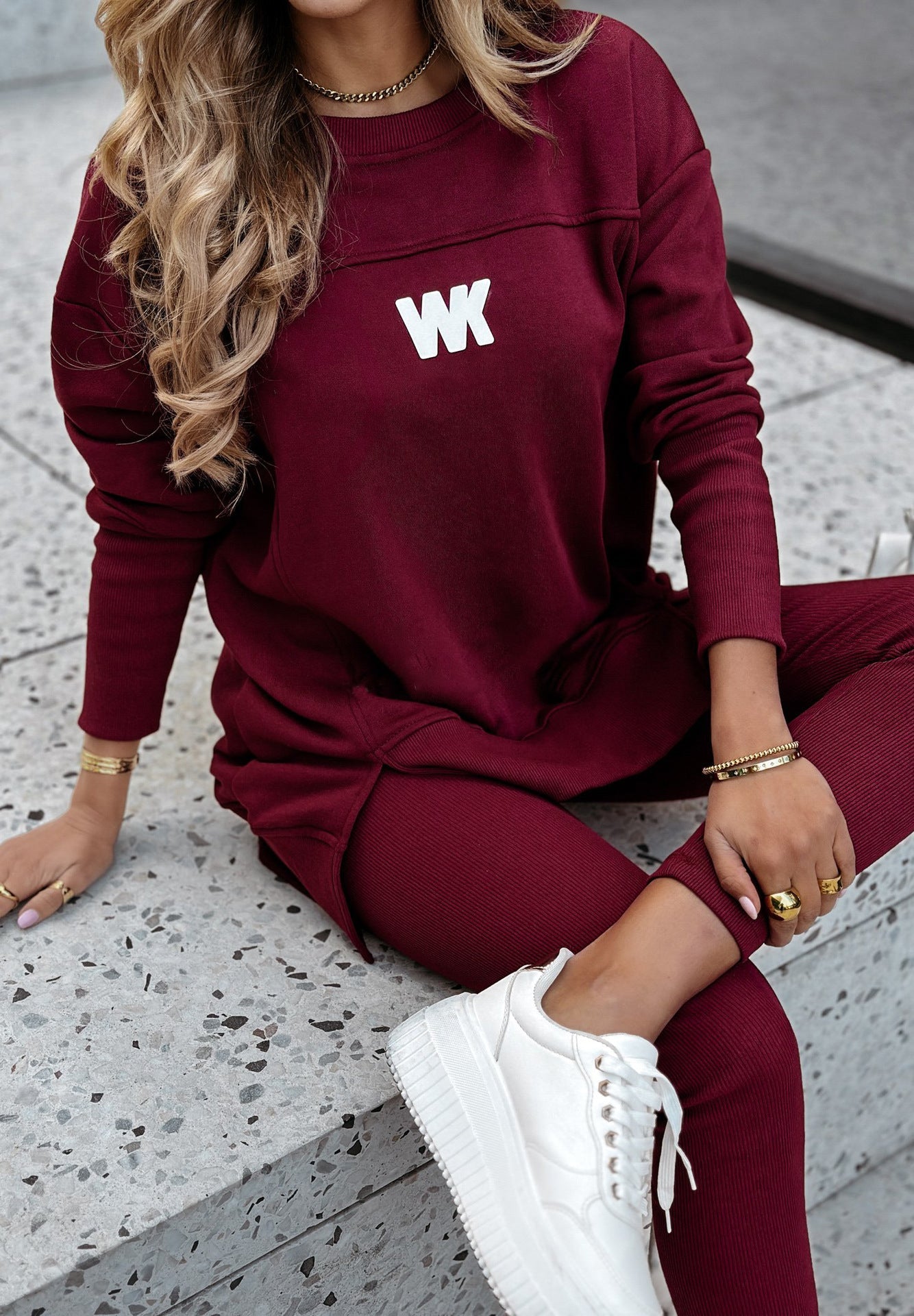 Damen Lounge-Set Atmungsaktives Material Eveloria
