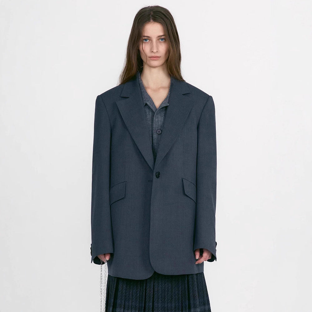 Damen Oversized Blazer Eveloria Hochwertiger Stoff
