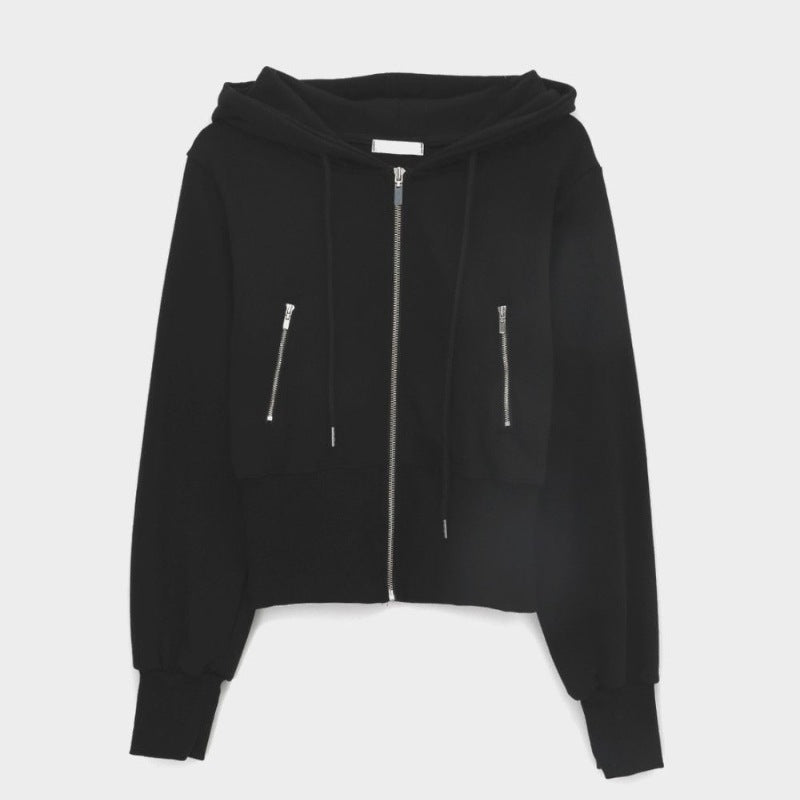 Damen Sportjacke Kapuzenjacke Figurbetont Eveloria