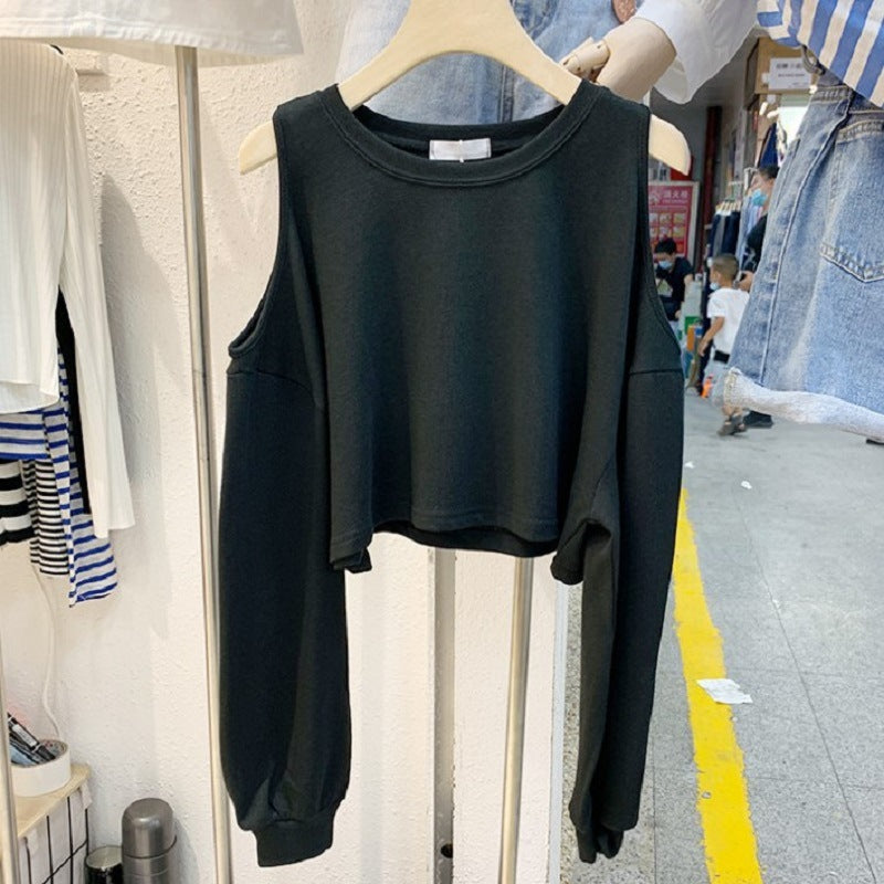 Damen Crop- Langärmlig Eveloria