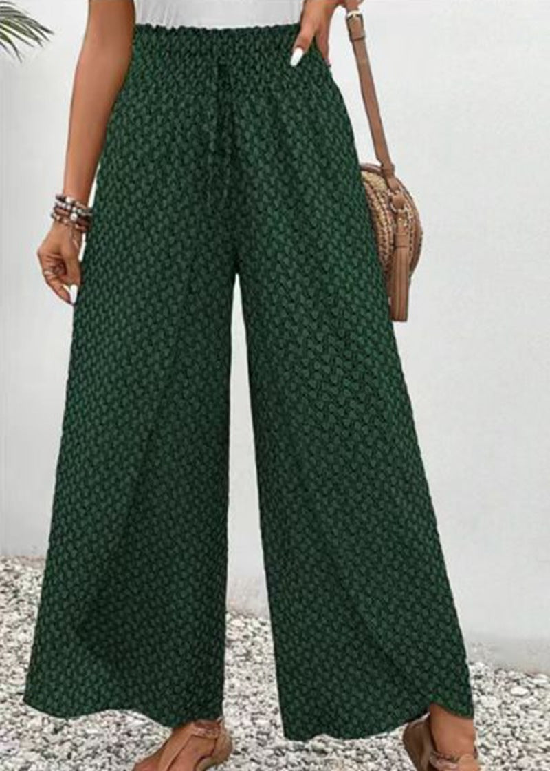 Damen Hochbundhose Elastisch Graphisches Muster