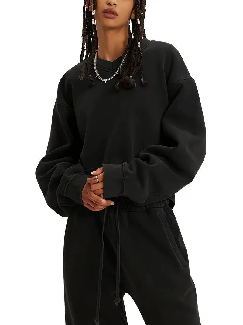 Damen Oversized Sweatshirt Bequem Eveloria