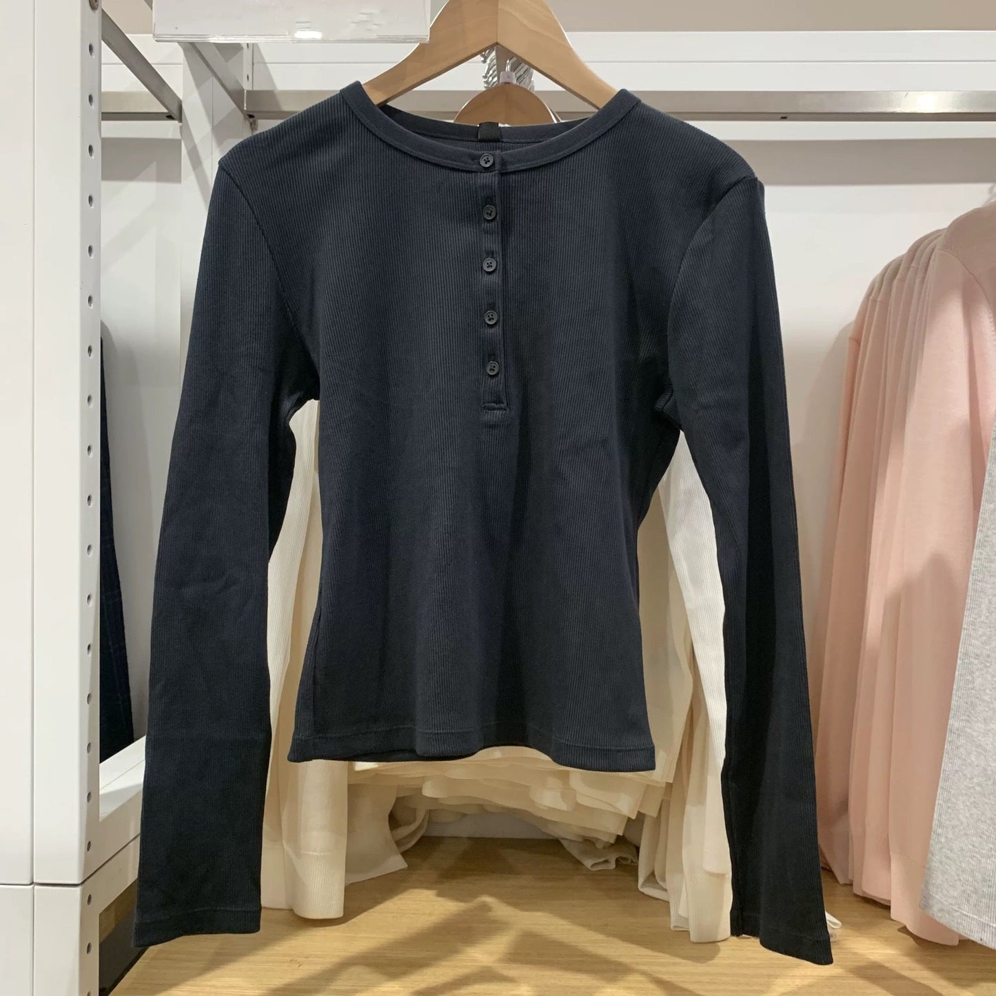 Damen Langarmshirt aus Baumwolle Eveloria
