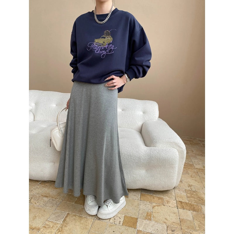 Damen Oversized Jeansjacke Lässig Modern Eveloria