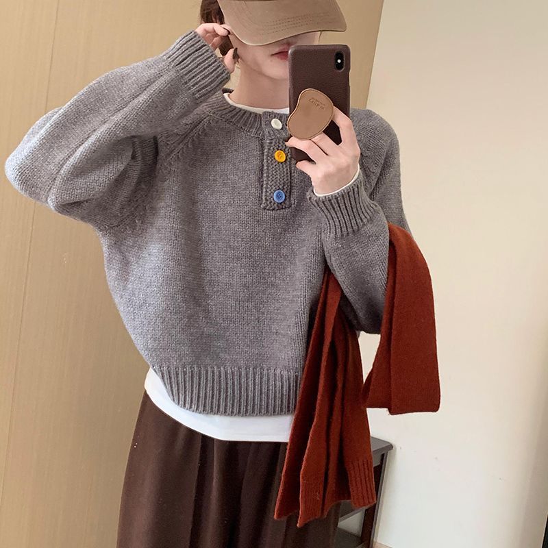 Damen Pullover Weiches Material Bunt Eveloria