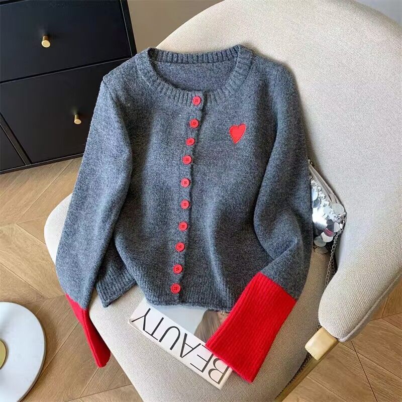 Damen Strickjacke Kuschelweich Baumwollmischung Modern