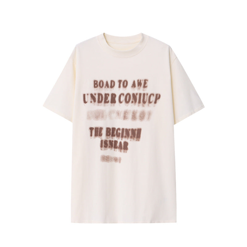 Damen Oversized T-Shirt mit Grafikdruck und Lässigem Schnitt