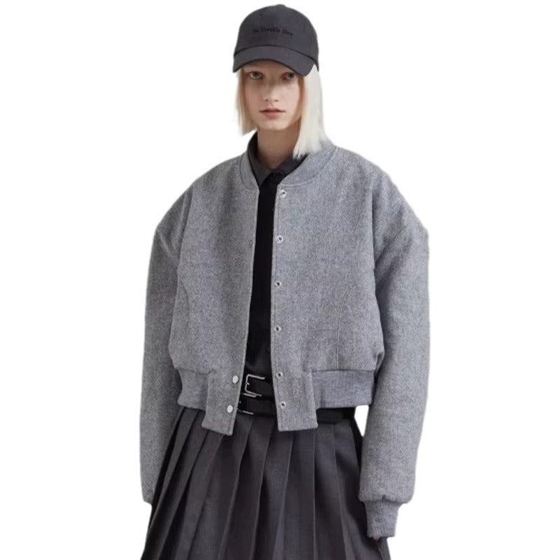 Damen Oversized-Jacke Wollmix Eveloria